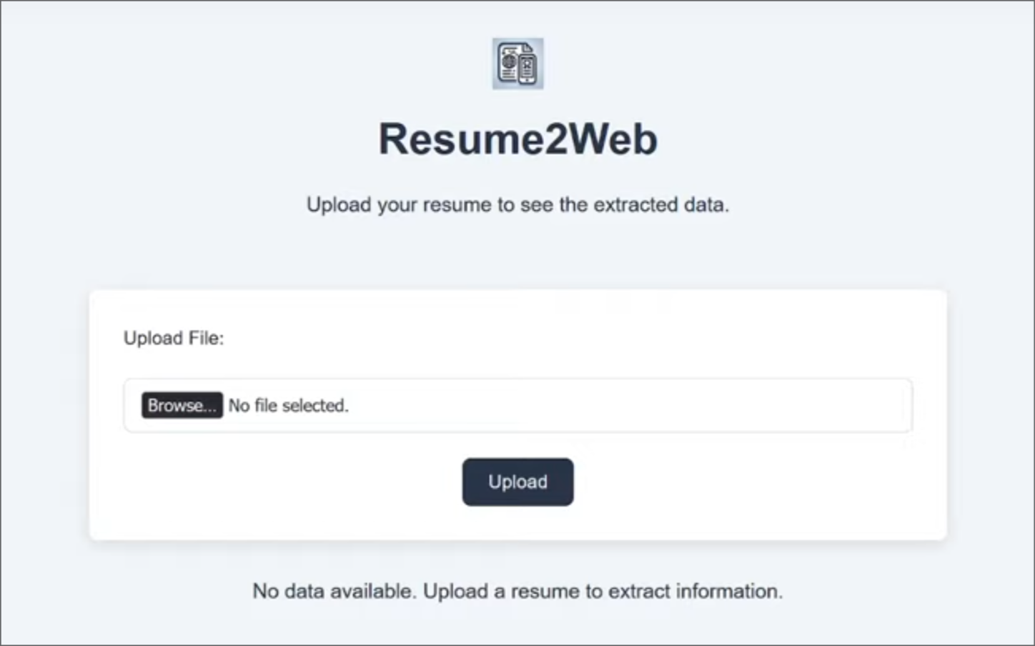 Resume2Web